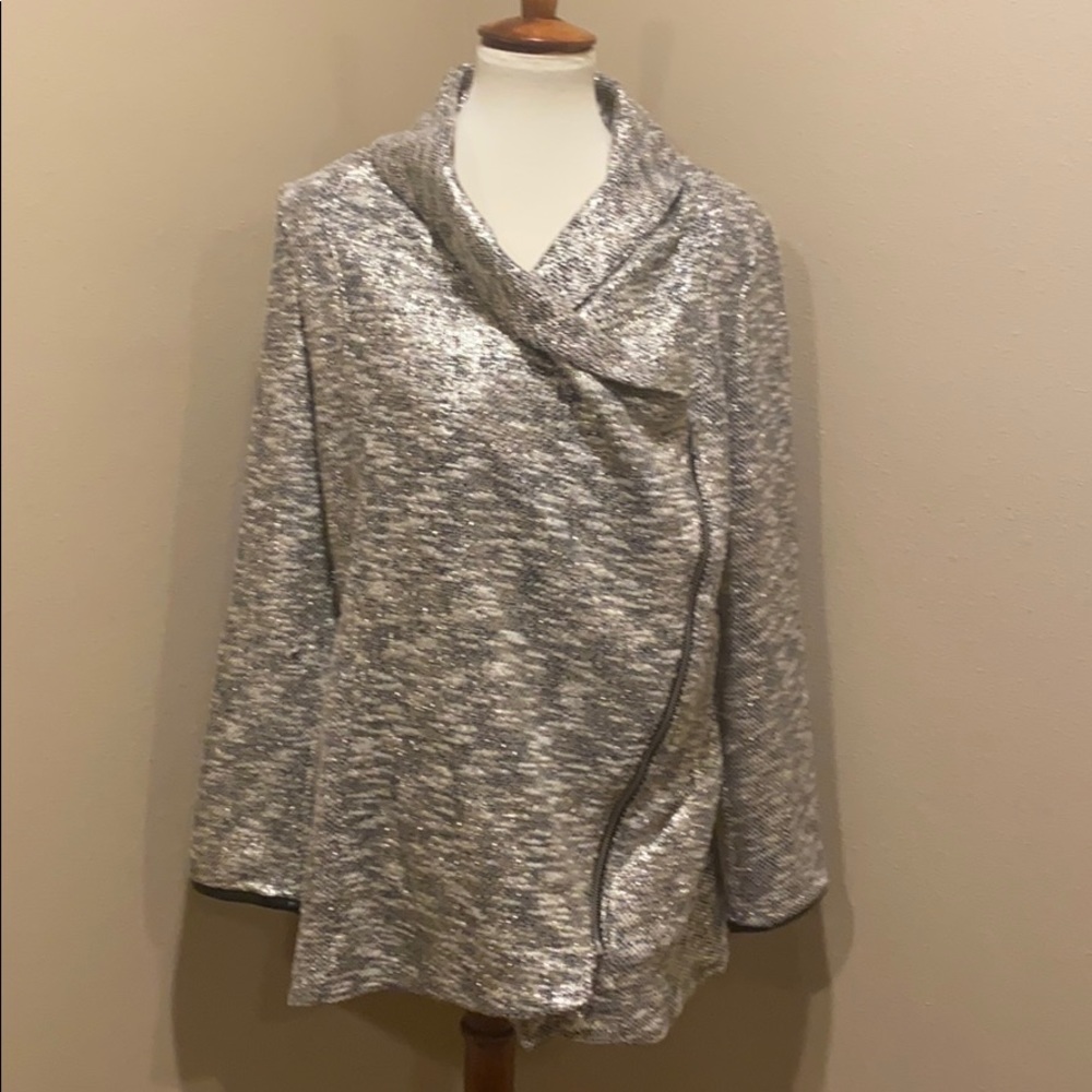 NWT Stella & Dot Metallic Rebel MotoJacket